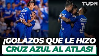 ¡Listos o no aquí están unos MEMORABLES GOLAZOS DE CRUZ AZUL AL ATLAS! | TUDN