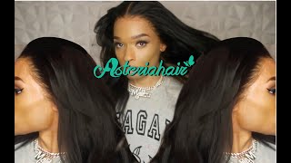 How To: Melt Lace Like A Pro | Pre Customized Frontal Wig Install + Voluminous Curls | Asteria Hair