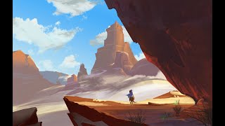 Exploring the World with Traveller The Old Guard #speedpaint #conceptart #timelapse