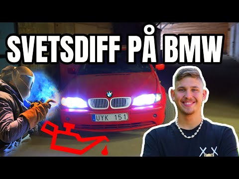 ERIC SVETSAR DIFF PÅ E46 OCH RENSAR INREDNING - [VLOGG #711]