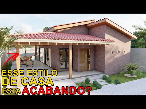 331 | Casa tipo de campo maravilhosa | COM TELHAS COLONIAL |