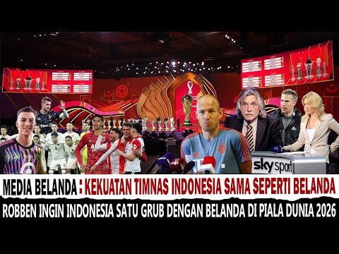 Arjen Robben Gembira, Media Belanda Sebut Pemain Timnas Indonesia Kini mirip pemain Belanda