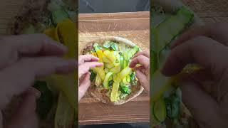 Zucchini Flatbread Pizza