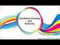 Factoring and the Distributive Property