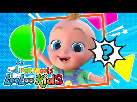 🔵 Canção das Formas Geométricas com Johny | Músicas Educativas para Crianças | LooLoo Kids Português