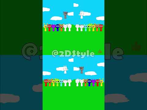 Wenda and Gray Sings the ColorMixing Song 🌈 | Sprunki Rainbow Party