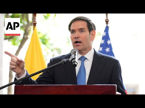 YouTube video thumbnail: Marco Rubio Says US is Designating 2 More Gangs as Foreign Terrorist Groups
