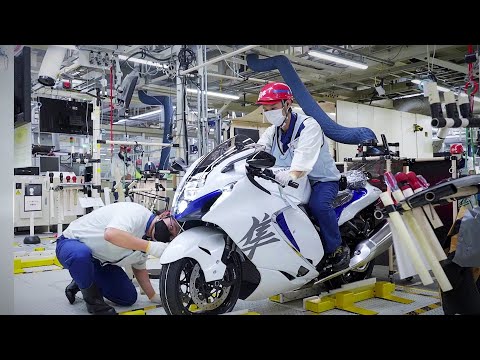 Inside Suzuki’s Factory: How the Legendary Hayabusa Motorcycle is Made in Japan