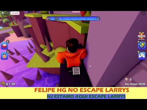 JOGANDO ESCAPE LARRYS PRISON RUNNER NO ROBLOX