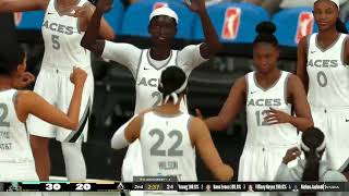 Las Vegas Aces vs New York Liberty - NBA 2K25 - Dream Teams - Game 2