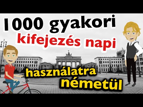 1000 gyakori kifejezés napi használatra németül