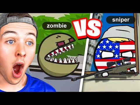 Reacting to COUNTRY BALLS -Zombies in America!