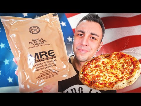 JE TESTE LA RATION MILITAIRE PIZZA FROMAGE !