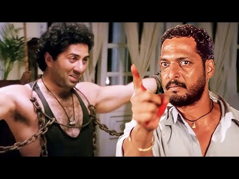 तेरे जैसे गुंडे का तो नान निशान मिटा दूंगा - Nana Patekar & Sunny Deol Fights | Bollywood Movies