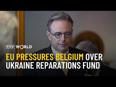 YouTube video thumbnail: EU Pressures Belgium Over Ukraine Reparations Fund