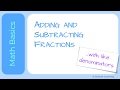 Operations with Mixed and Improper Fractions
