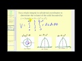 Cylindrical Coordinates and Volume Calculations