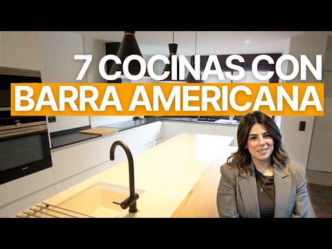 7 Ideas De Cocinas Con Barra Americana Que Te Encantarán.