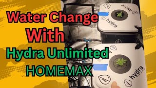 this is how I do my water change with @HydraUnlimited  hydramax home 4 bucket system.