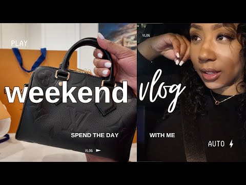 WEEKEND VLOG | DATE NIGHT OUT, MOMMY MODE, LUXURY SHOPPING