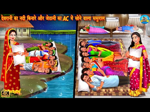 देवरानी का नदी किनारे और जेठानी का एसी में सोने वाला ससुराल | Saas Bahu | Hindi Kahani | Moral Story