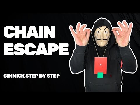 CHAIN ESCAPE MAGIC TRICK TUTORIAL 🪄 Gimmick Step by Step