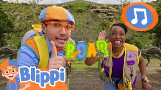 ROAR! Dino Dance |  Blippi 🔍 | Kids Learning Videos! | Exploring and Learning