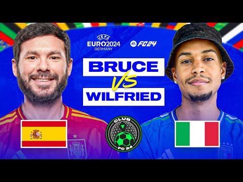 FC 24: BRUCE vs WILFRIED | ESPAGNE vs ITALIE | Mode UEFA EURO 2024