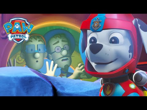 Os Cães salvam os Turbots da erupção de um vulcão subaquático! - Patrulha Pata PAW Patrol Português