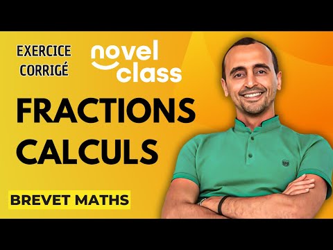 SOMME DE FRACTIONS - Entraînement exercice corrigé collège