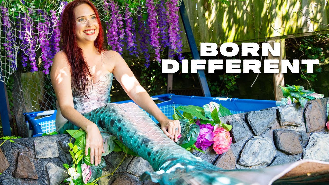 I can't walk - so i became a mermaid - born different