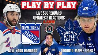🏒 LIVE: Toronto Maple Leafs vs New York Rangers NHL Play by Play & Reactions!