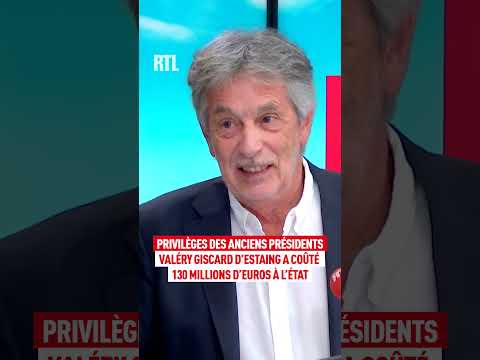 Privilèges des anciens présidents : "Valéry Giscard d’Estaing a coûté 130 millions d’euros à l'Etat"