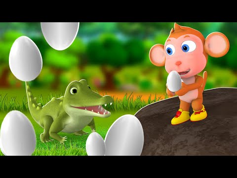 मगरमच्छ का अंडा - Crocodile's Egg Story in Hindi | 3D Animated Hindi Moral Stories | Jojo tv Hindi