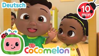 Das Baby im Spiegel | CoComelon Deutsch | Cartoons und Kinderlieder