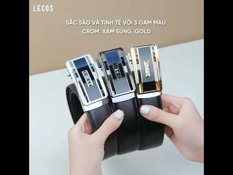 Dây lưng nam cao cấp da thật LECOS - LD8