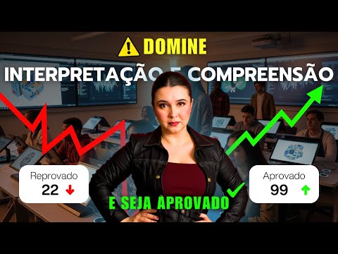 NUNCA MAIS ERRE UMA QUESTÃO DE INTERPRETAÇÃO E COMPREENSÃO DE TEXTOS! 🎯 E SEJA APROVADO!