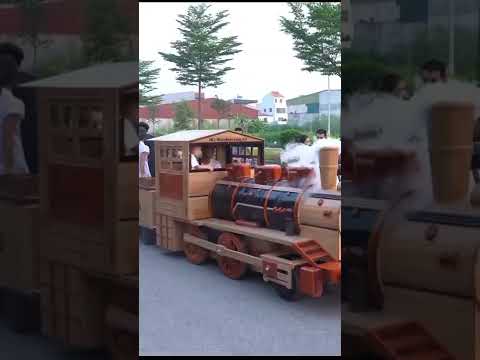 पिता ने अपने बच्चे के लिए बना दिया Train ? Wood Working Train #shorts