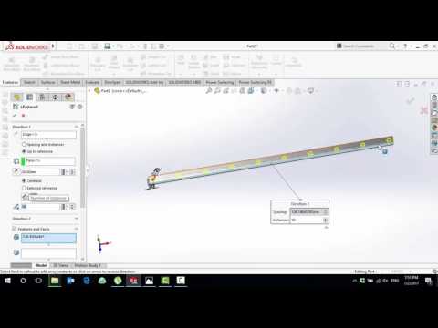 solidworks 2019 change linear pattern direction