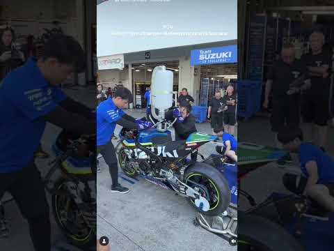 Arenas is Trying Out Pitstop Practice With Suzuki Racing Team