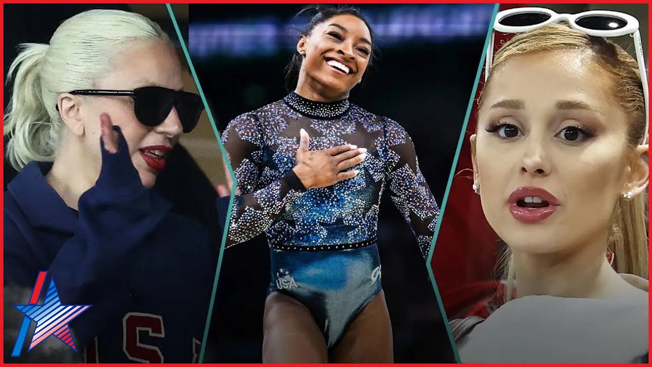 Ariana Grande, Lady Gaga, and More CELEBS CHEER ON Simone Biles & Team USA In Gymnastics Qualifiers