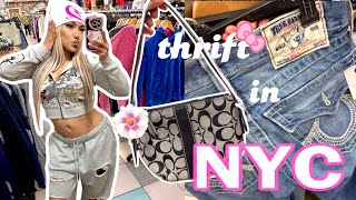 THRIFTING IN NYC 💕coach/true religion/juicy couture ✨