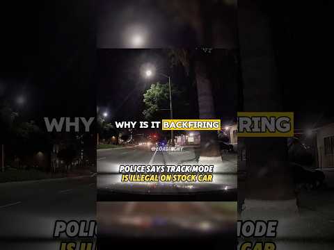 POLICE SAYS STOCK CAR IS ILLEGAL!