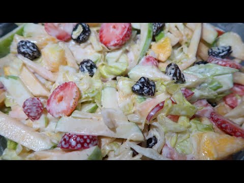 ¡Sorprende a Todos con esta Ensalada Navideña Rápida y Rica! 💝🎄⛄