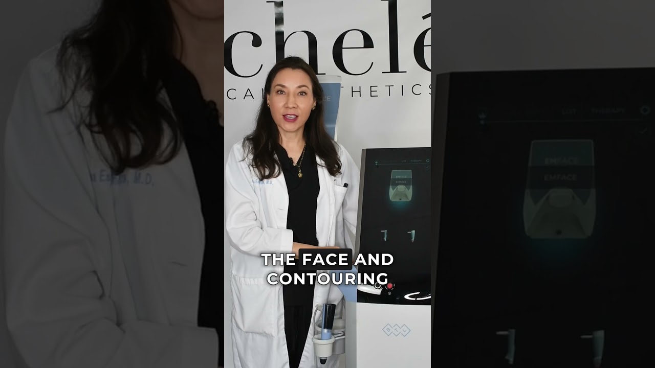 Doctor discussing facial contouring techniques.