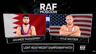 Kyle Snyder vs Akhmed Tazhudinov | RAF Moscow | September 5, 2026