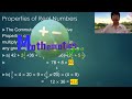 Properties of Numbers and Operations