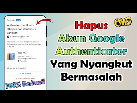 Cara Menghapus Google Authenticator Yang Tersangkut Google