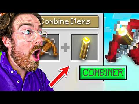 MINECRAFT MAIS TU PEUX COMBINER TOUS LES ITEMS