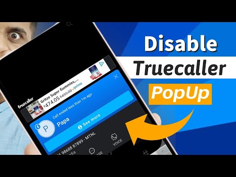 How to disable Truecaller popup